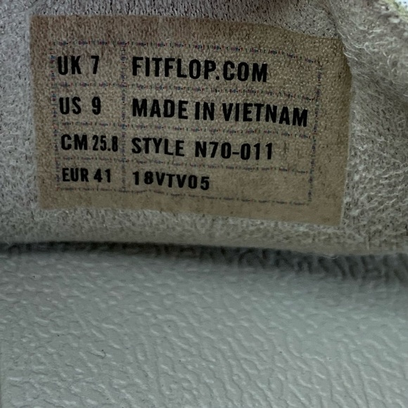 Women’s FitFlop Metallic Silver FitFlop Slide - Sz 9 - Picture 11 of 11